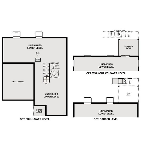 2D floor plan layout of this home in The Overlook at Johnstown Farms, Johnstown, CO (Image 6).