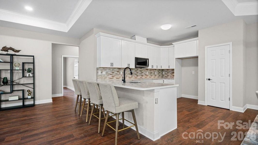 Furnished interior view inside a new home in , Dallas (Image 11).