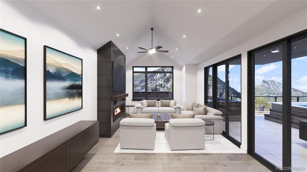 Rendering only. Actual finishes are selected by the buyer and layout varies throughout the residences.