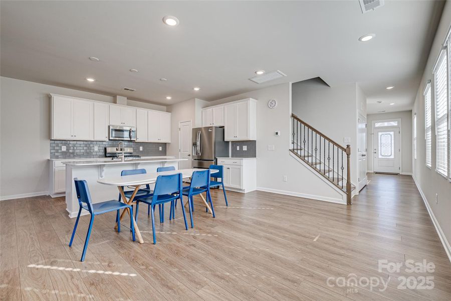 Furnished interior view inside a new home in , Charlotte (Image 11). Furnished interior view inside a new home in , Charlotte (Image 11).