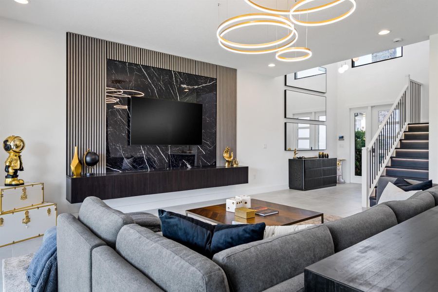 Furnished interior view inside a new home in , Boca Raton (Image 10). Furnished interior view inside a new home in , Boca Raton (Image 10).