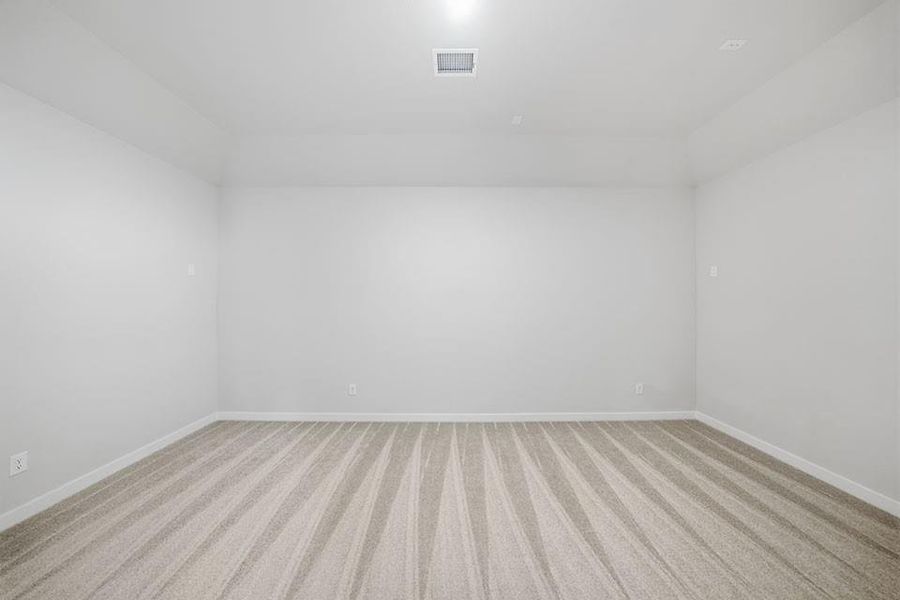 Spacious, unfurnished interior of a new home in Light Farms Brenham - 40' Lots, Celina (Image 35). Spacious, unfurnished interior of a new home in Light Farms Brenham - 40' Lots, Celina (Image 35).