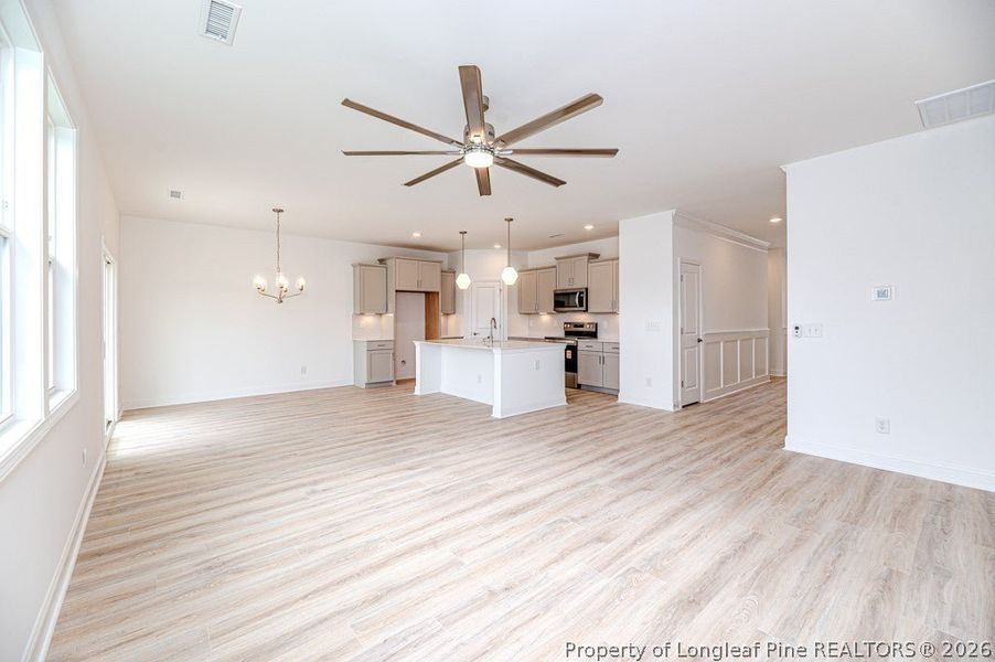 Spacious, unfurnished interior of a new home in The Cottages at 78 North, Sanford (Image 20). Spacious, unfurnished interior of a new home in The Cottages at 78 North, Sanford (Image 20).