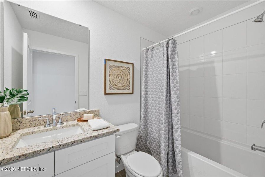 Furnished interior view inside a new home in Azalea Creek, Jacksonville (Image 16).