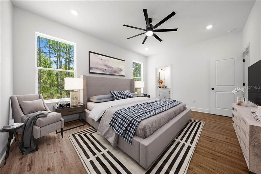 Furnished interior view inside a new home in , Weeki Wachee (Image 45). Furnished interior view inside a new home in , Weeki Wachee (Image 45).