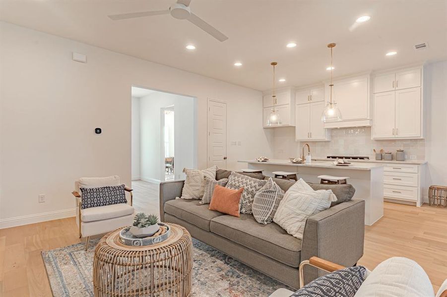 Furnished interior view inside a new home in , Aledo (Image 15).