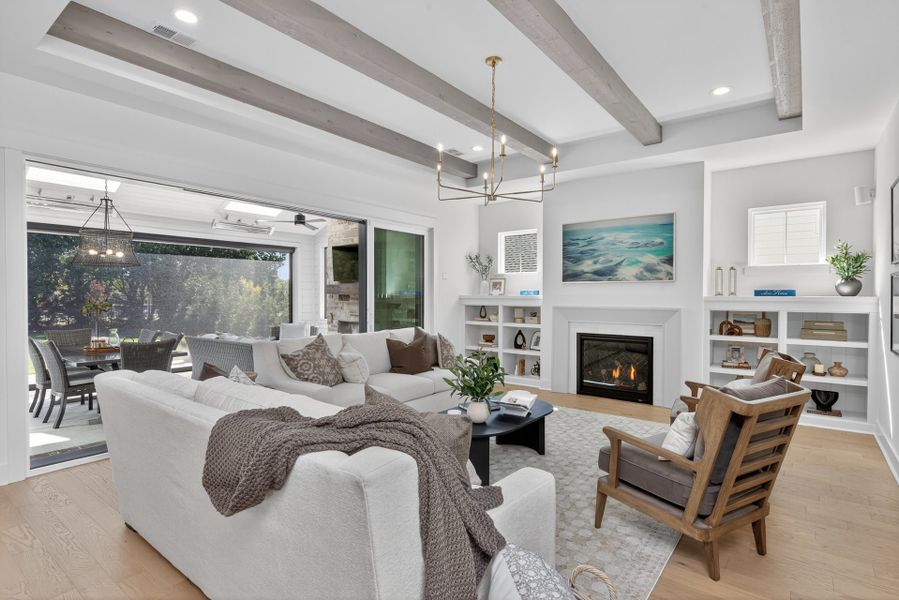 Representative furnished interior of a home built from the Laguna Sur by Classica Homes in Enclave at McKee, Charlotte (Image 15).