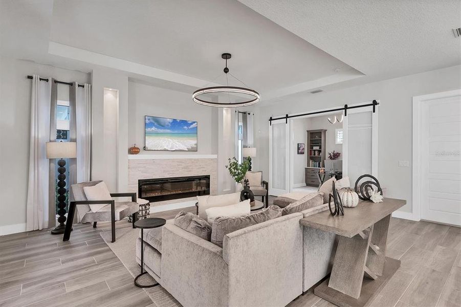 Furnished interior view inside a new home in Aqua Single Family Homes, Bradenton (Image 23).