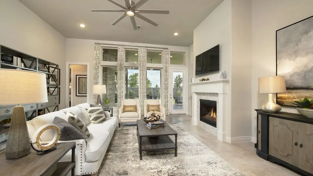 Furnished interior view inside a new home in Jordan Ranch, Fulshear (Image 4).