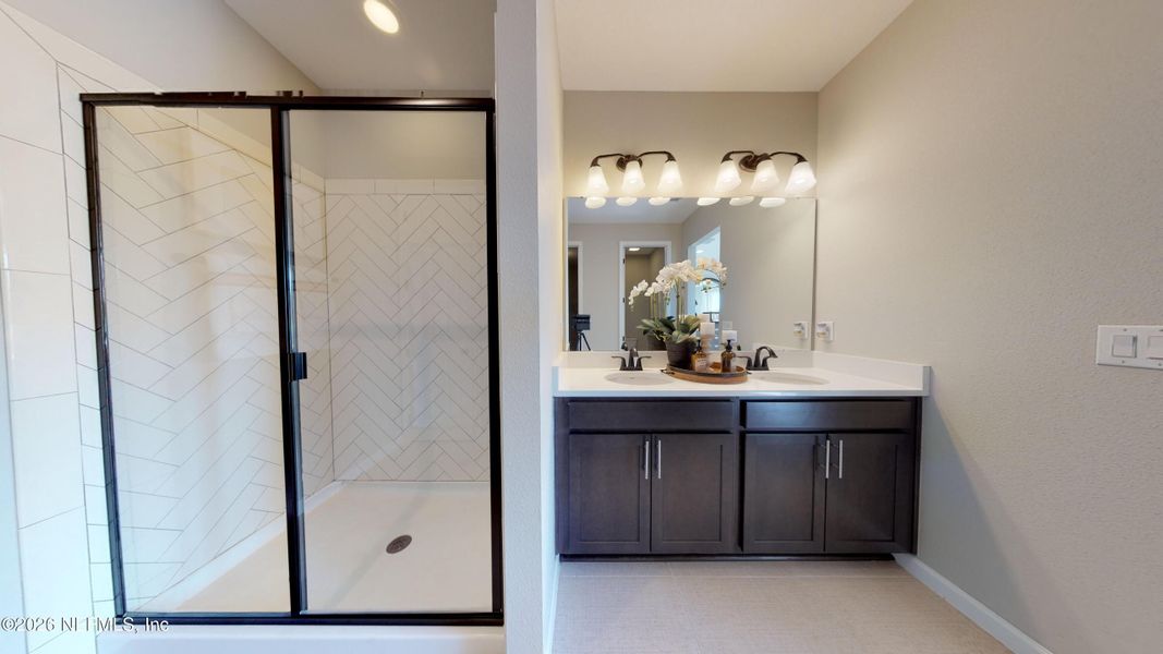 Furnished interior view inside a new home in , Palm Coast (Image 10).