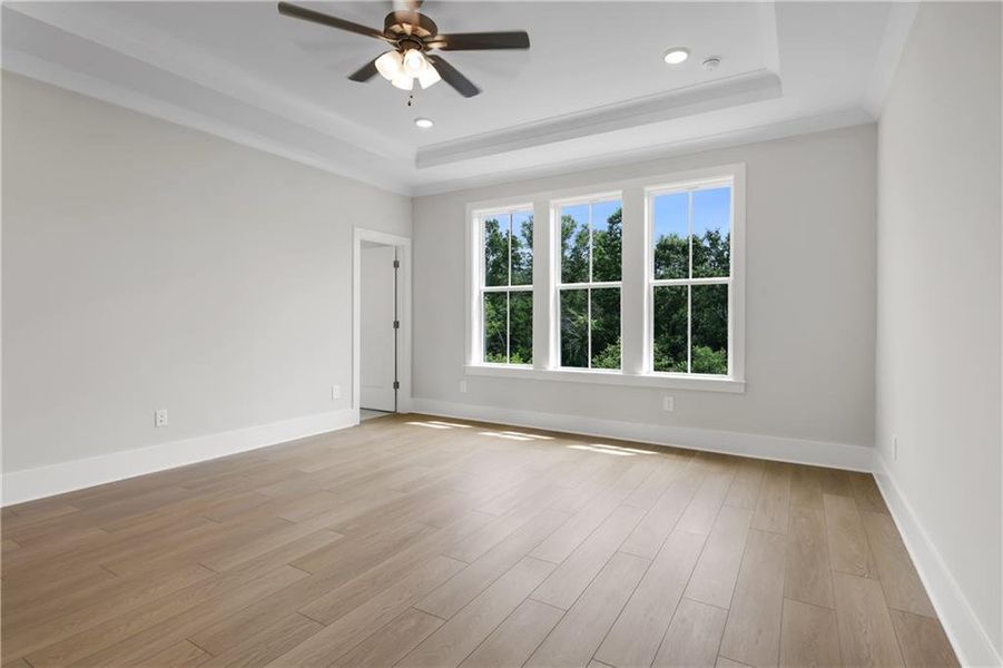 Spacious, unfurnished interior of a new home in Echo Park, Suwanee (Image 25). Spacious, unfurnished interior of a new home in Echo Park, Suwanee (Image 25).