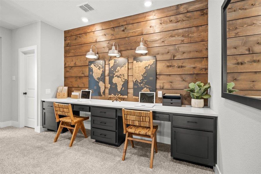 Furnished interior view inside a new home in Sweetwater, Austin (Image 8).
