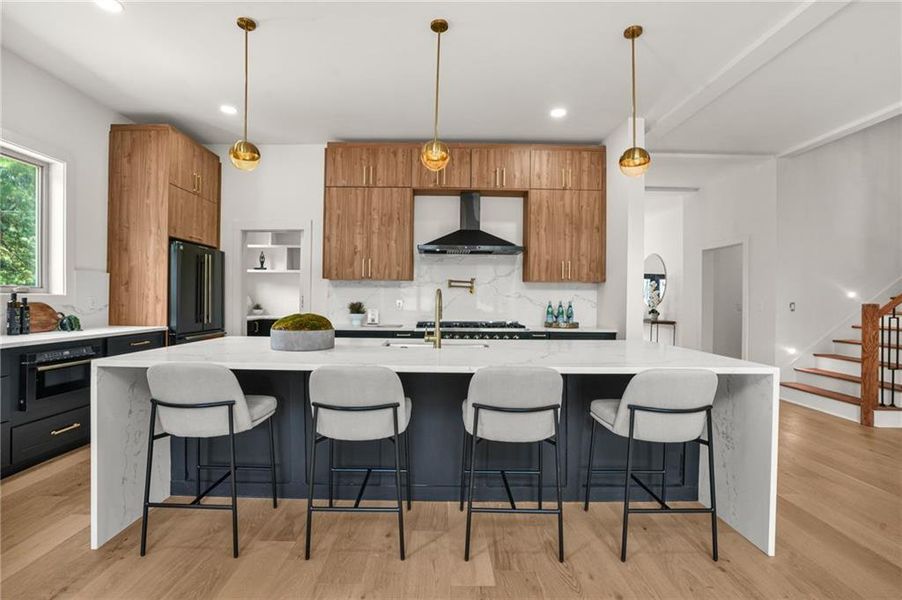 Furnished interior view inside a new home in , Atlanta (Image 54).