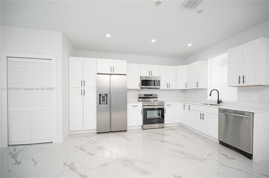 Furnished interior view inside a new home in , Florida City (Image 3).