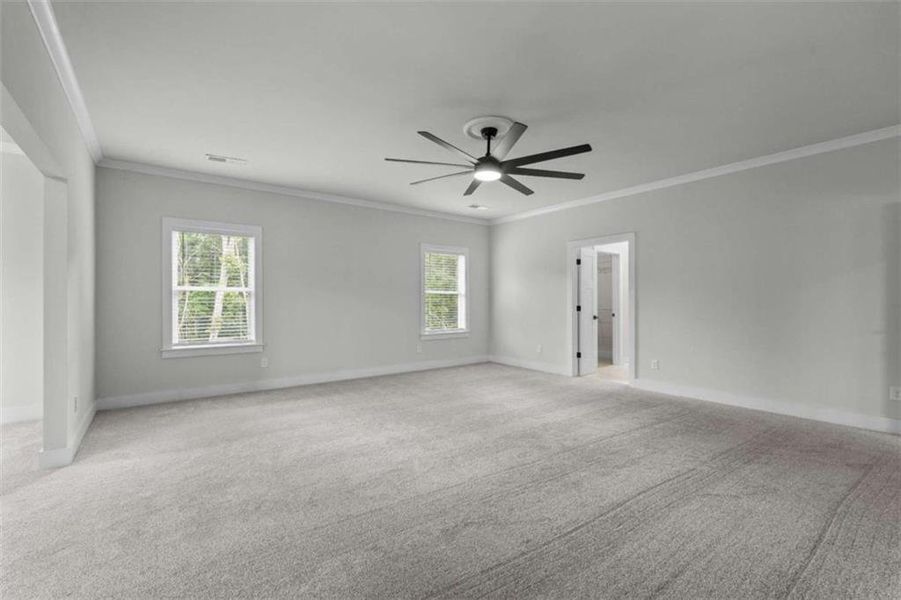 Spacious, unfurnished interior of a new home in Silvercrest Lakes, Acworth (Image 49).