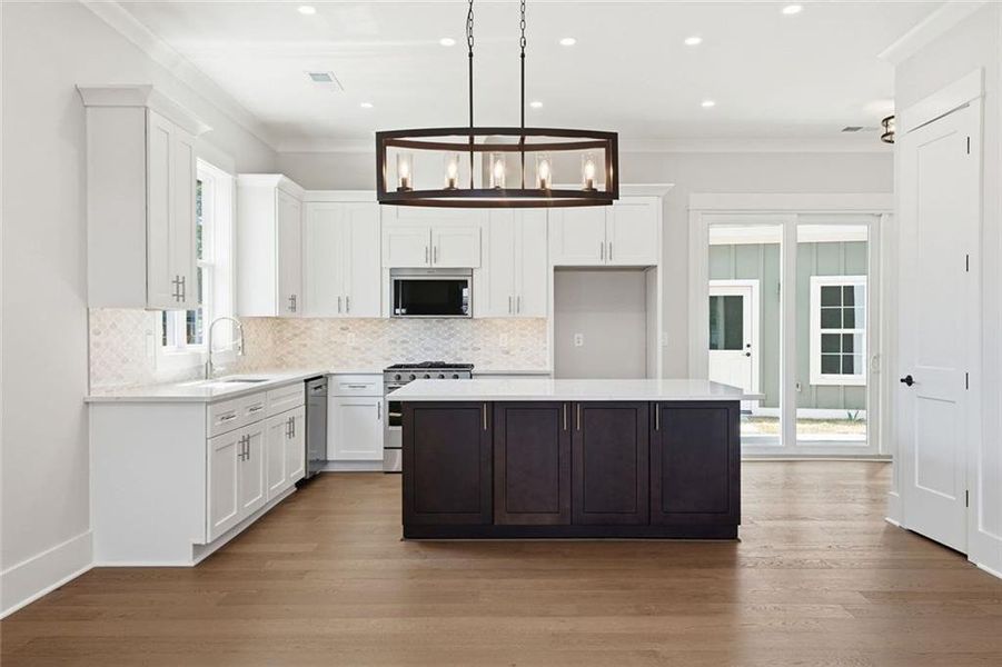 Furnished interior view inside a new home in , Ball Ground (Image 22).