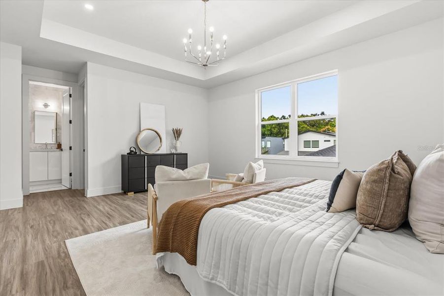 Furnished interior view inside a new home in , Orlando (Image 8).