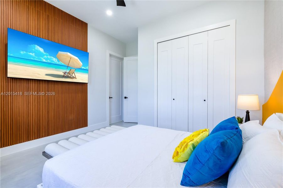 Furnished interior view inside a new home in , Cape Coral (Image 54).