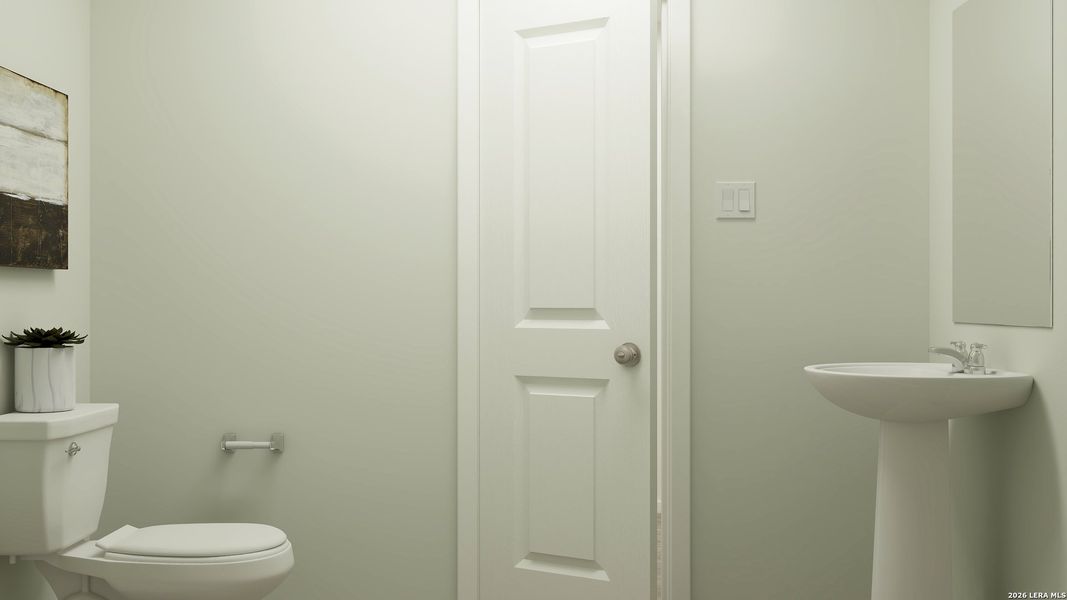 Furnished interior view inside a new home in Stone Garden, Elmendorf (Image 9).