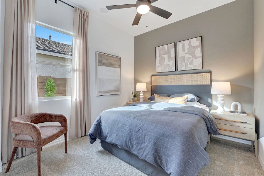 Representative furnished interior of a home built from the Copper by Mattamy Homes in Tyler Ranch, Buckeye (Image 38).