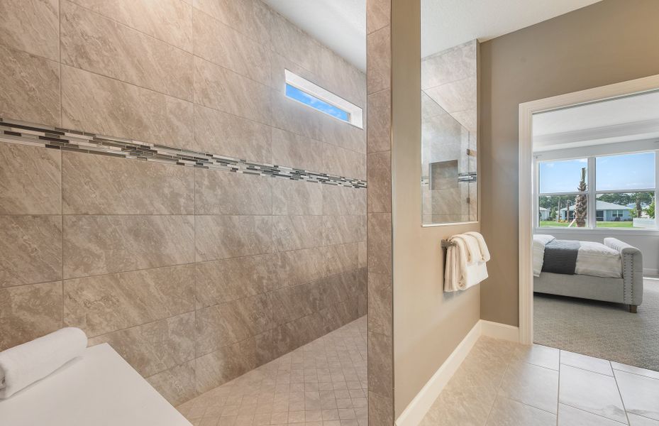 Owner's Bathroom with Walk-In Shower Option