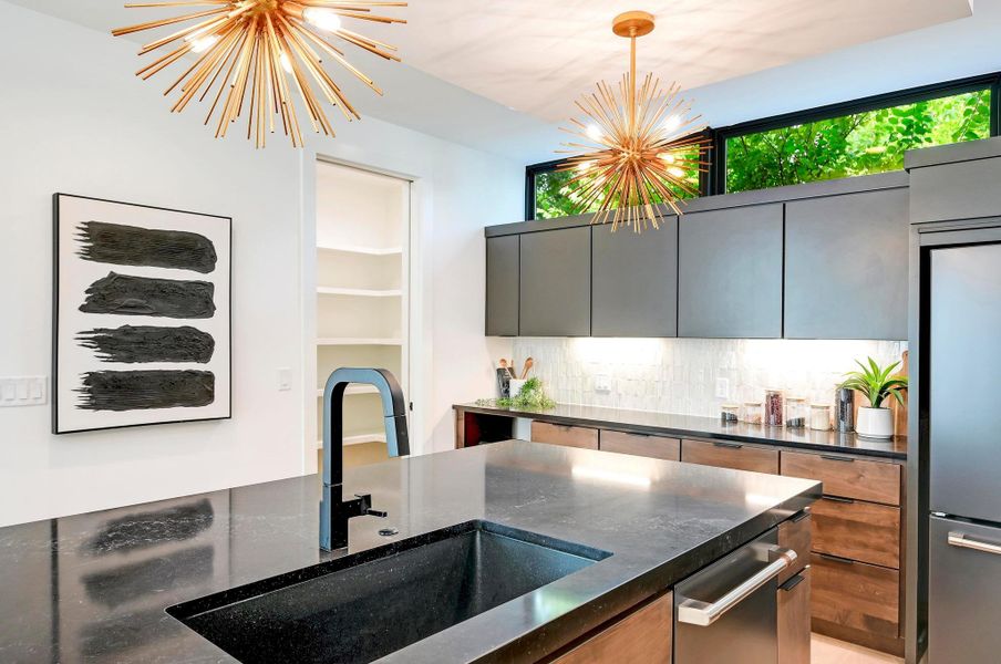 Furnished interior view inside a new home in , Austin (Image 27). Furnished interior view inside a new home in , Austin (Image 27).