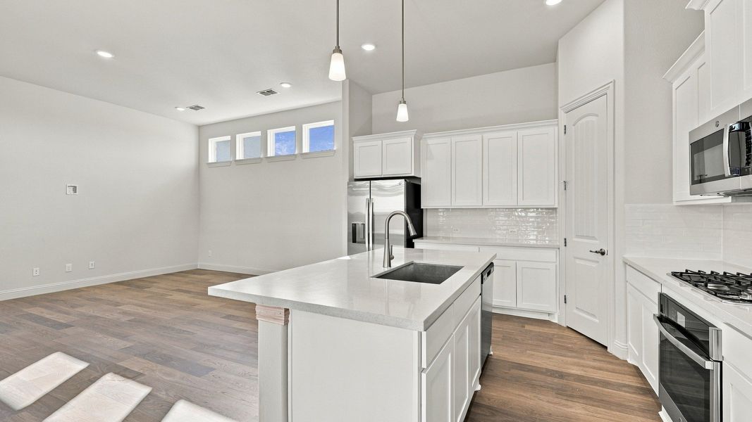 Furnished interior view inside a new home in Solterra Texas, Mesquite (Image 24).