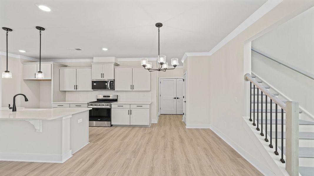Furnished interior view inside a new home in Adams Glen, Greenville (Image 11).