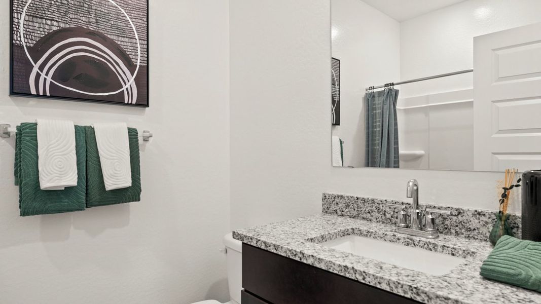 Furnished interior view inside a new home in Magma Ranch Vistas, Florence (Image 21).