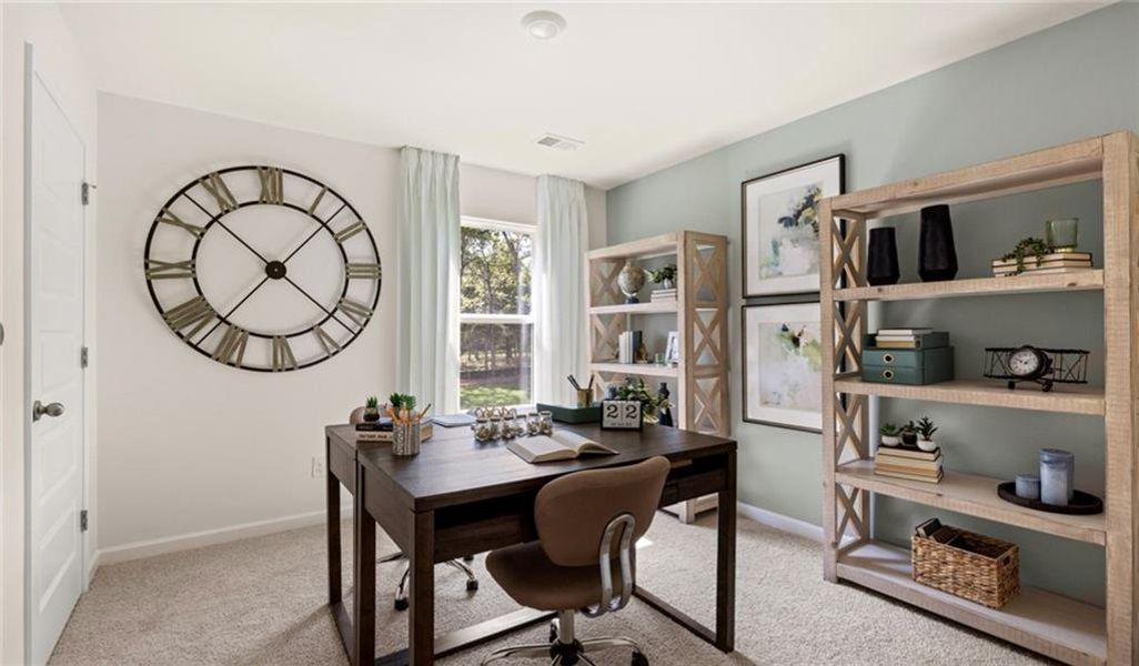Furnished interior view inside a new home in Twin Lakes, Hoschton (Image 19).