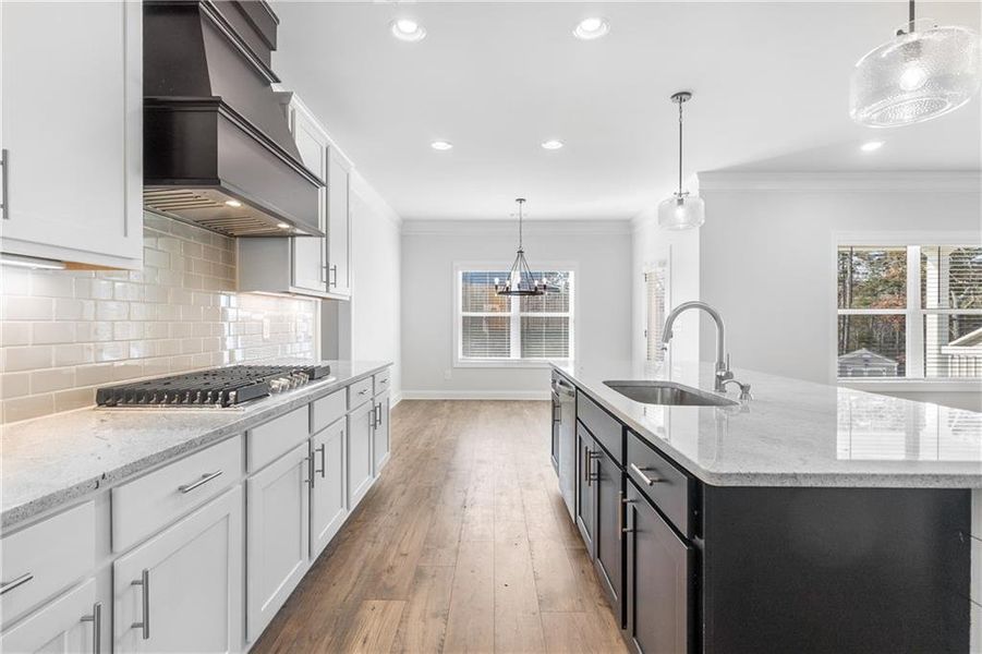 Furnished interior view inside a new home in Calgary Downs, Winder (Image 5).