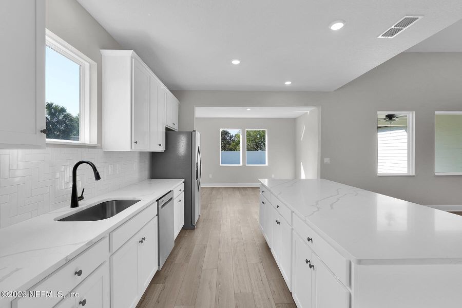 Furnished interior view inside a new home in Westport Landing, Jacksonville (Image 12).