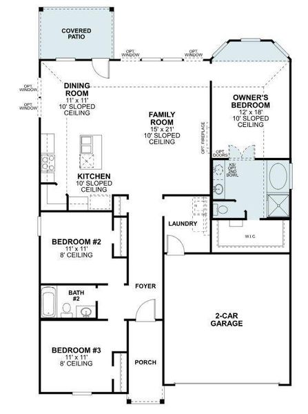 2D floor plan layout of this home in Sanderos, Fort Worth, TX (Image 3). 2D floor plan layout of this home in Sanderos, Fort Worth, TX (Image 3).