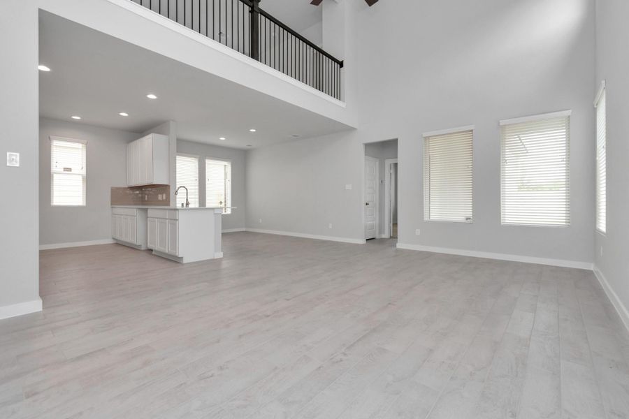 Sample photo of completed home with similar floor plan. Actual colors and selections may vary.