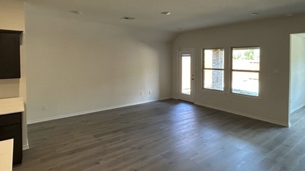 Representative unfurnished interior of a home built from the HOLDEN by D.R. Horton in Northspur, Forney (Image 8). Representative unfurnished interior of a home built from the HOLDEN by D.R. Horton in Northspur, Forney (Image 8).