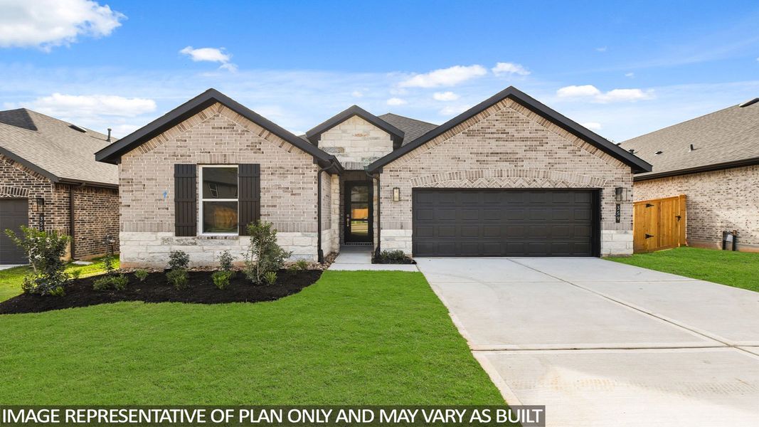 Representative exterior photo of a completed home built from the Garnet by D.R. Horton in Mill Creek Estates, Magnolia, TX (Image 20). Representative exterior photo of a completed home built from the Garnet by D.R. Horton in Mill Creek Estates, Magnolia, TX (Image 20).