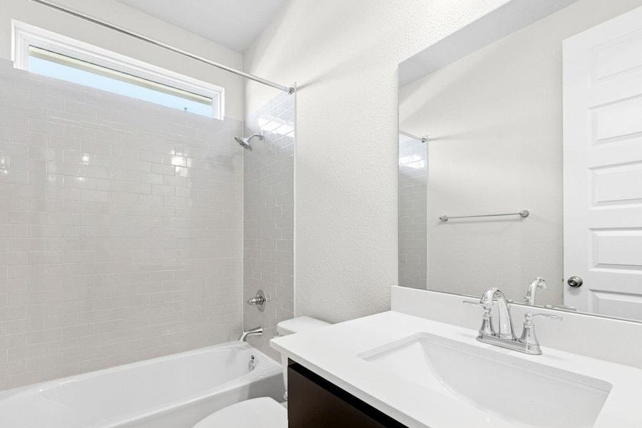 Furnished interior view inside a new home in University Heights, Round Rock (Image 8). Furnished interior view inside a new home in University Heights, Round Rock (Image 8).