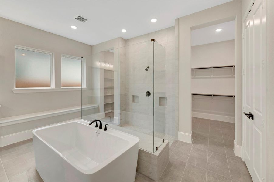 Furnished interior view inside a new home in The Woodlands Hills 70’, Willis (Image 13).