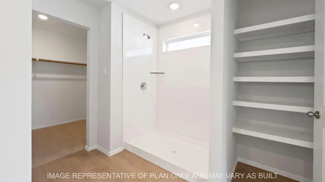 Representative unfurnished interior of a home built from the Easton by D.R. Horton in Wilkins Valley, Brenham (Image 12).