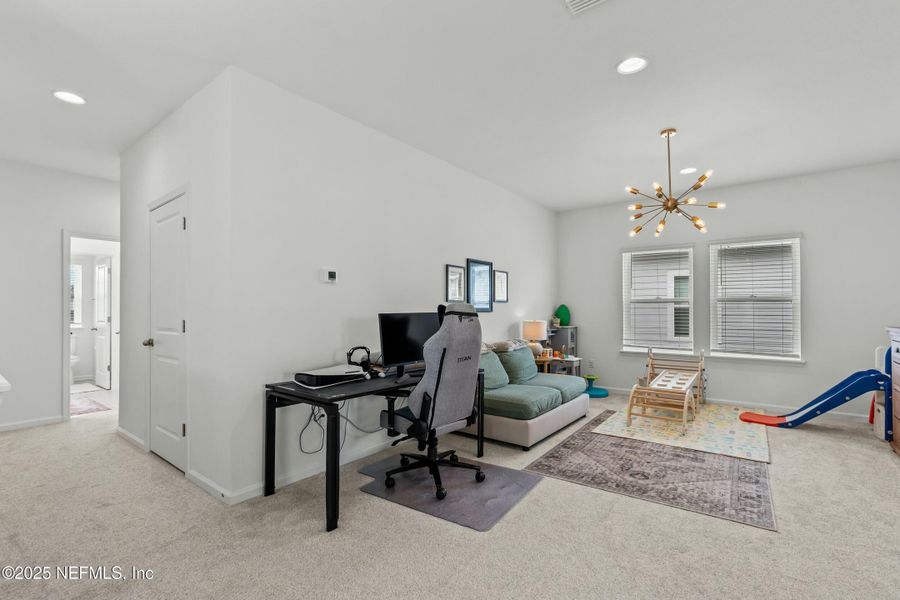 Furnished interior view inside a new home in Silver Landing at SilverLeaf, St. Augustine (Image 14).