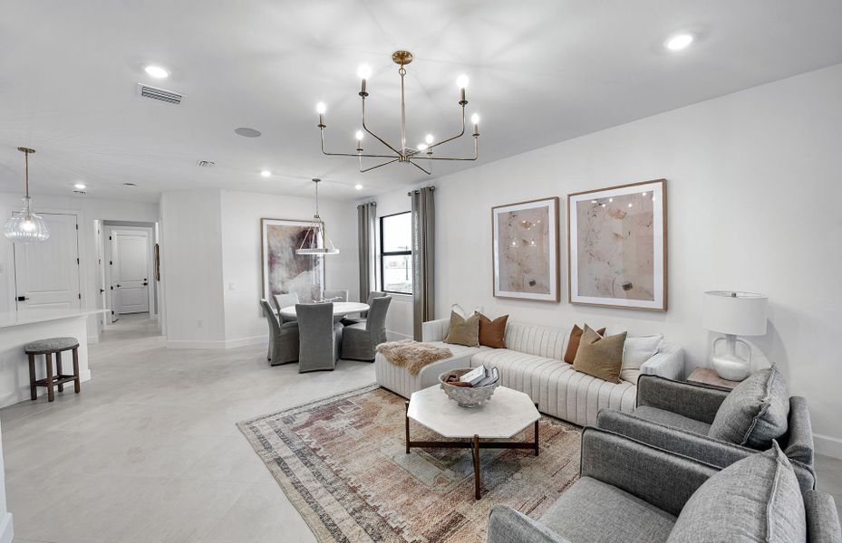 Furnished interior view inside a new home in Del Webb Catalina, Lakewood Ranch (Image 24).
