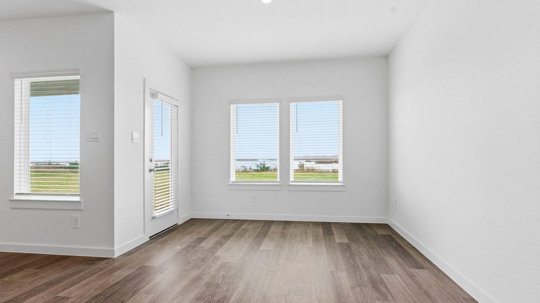 Representative unfurnished interior of a home built from the Jackson by D.R. Horton in Grand Cay Harbour, Texas City (Image 20). Representative unfurnished interior of a home built from the Jackson by D.R. Horton in Grand Cay Harbour, Texas City (Image 20).