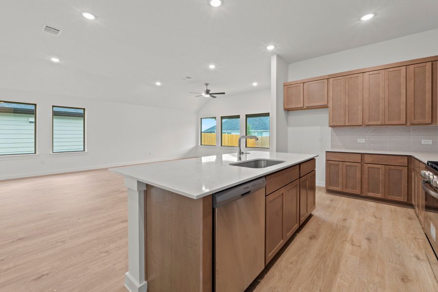 Furnished interior view inside a new home in Prairie Winds, Hutto (Image 11).