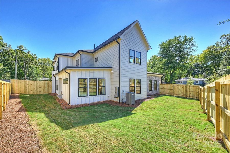 Exterior details and patio area of a home in , Charlotte (Image 3).