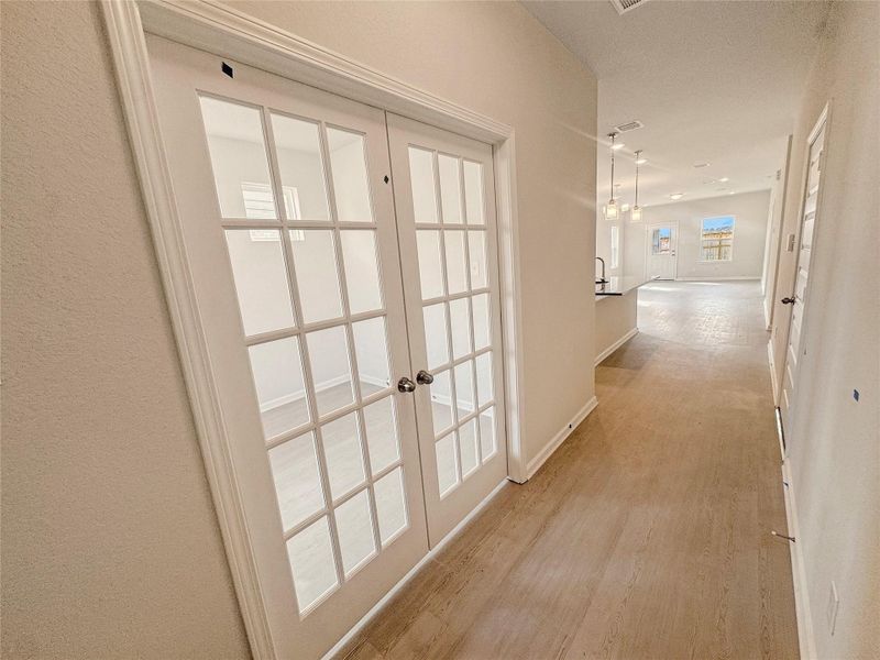 The Piedmont- Entry and Study with French Doors