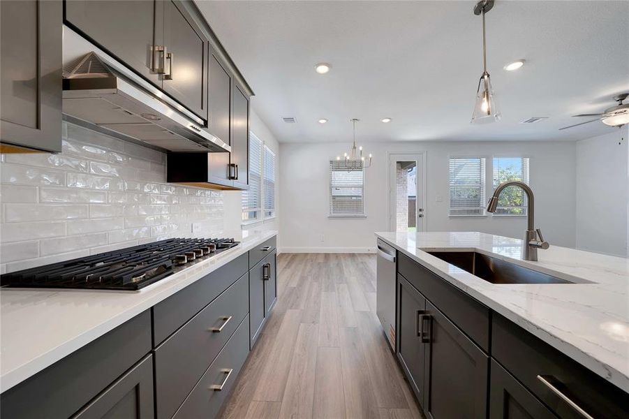 Furnished interior view inside a new home in Ashford Park - Texana Series, Corinth (Image 6). Furnished interior view inside a new home in Ashford Park - Texana Series, Corinth (Image 6).