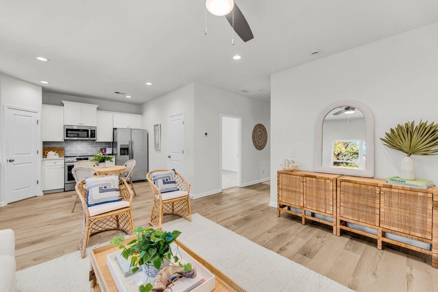 Furnished interior view inside a new home in , Charleston (Image 16).