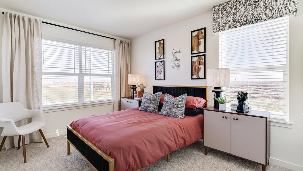 Furnished interior view inside a new home in Revere at Johnstown, Johnstown (Image 15). Furnished interior view inside a new home in Revere at Johnstown, Johnstown (Image 15).