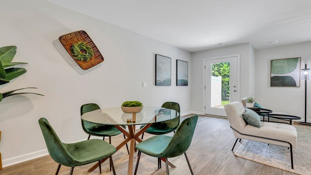 Furnished interior view inside a new home in The Pines at New Hampstead, Bloomingdale (Image 5).