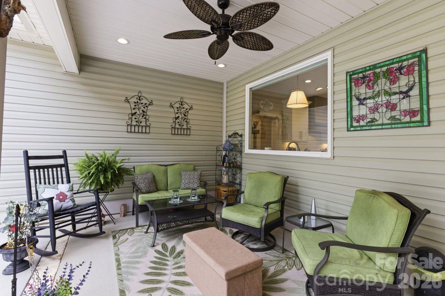 Exterior details and patio area of a home in , Lexington (Image 24).